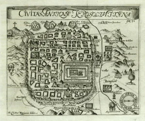 Jerusalemin kartta, 1661